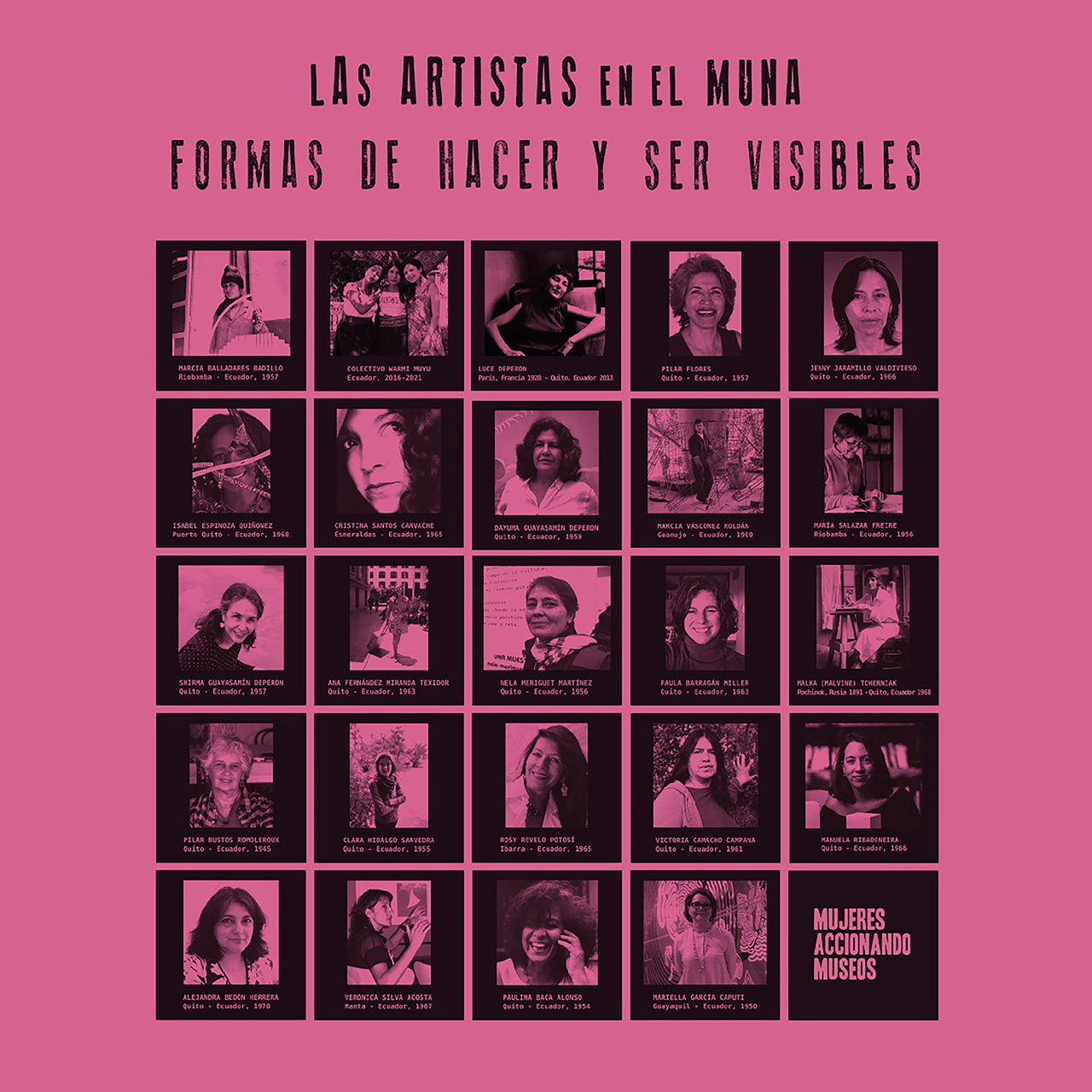 Las Artistas en el MuNa. Formas de hacer y ser visibles