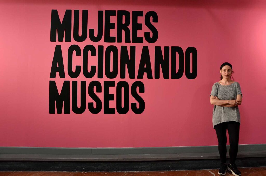 mujeres accionando museos Tania Lombeida Miño